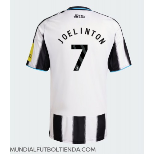 Camiseta Newcastle United Joelinton #7 Primera Equipación Replica 2025-26 mangas cortas